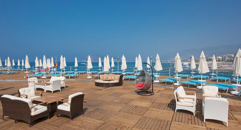 Asia Beach Resort & Spa Hotel Аланя Екстериор снимка
